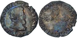 World Coins - France, Henri IV, 1/2 Franc, 1604 (?), Angers, , Silver, Gadoury:590