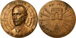 World Coins - France, Medal, Résistance, Charles de Gaulle, 1980, Guiraud, , Bronze