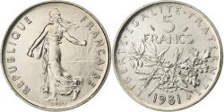 World Coins - Coin, France, Semeuse, 5 Francs, 1981, Paris, , Nickel Clad
