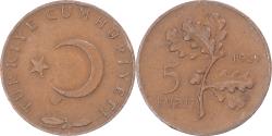 World Coins - Coin, Turkey, 5 Kurus, 1969