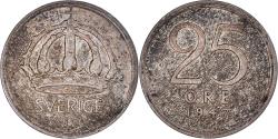 World Coins - Coin, Sweden, Gustaf V, 25 Öre, 1947, , Silver, KM:816