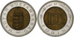 World Coins - Hungary, 100 Forint, 1997, Budapest, Bi-Metallic, , KM:721