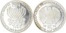 World Coins - Coin, GERMANY - FEDERAL REPUBLIC, 5 Mark, 1974, Stuttgart, Germany, BE,
