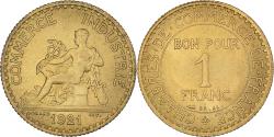 World Coins - Coin, France, Chambre de commerce, Franc, 1921, Paris,