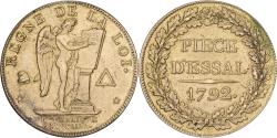 World Coins - France, Module de 1 Sol, Génie, 1792, Paris, Copper, , Gadoury:18