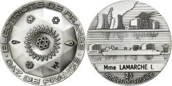 World Coins - France, Medal, Electricité-Gaz de France, Silvered bronze,