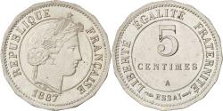 World Coins - Coin, France, 5 Centimes, 1887, Paris, , Maillechort, Gadoury:13.3