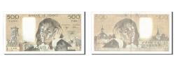 World Coins - Banknote, France, 500 Francs, 500 F 1968-1993 ''Pascal'', 1991, 1991-01-03