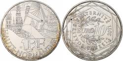 World Coins - France, 10 Euro, Haute-Normandie, 2011, Monnaie de Paris, , Silver