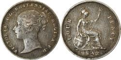 World Coins - Coin, Great Britain, Victoria, 4 Pence, Groat, 1843, , Silver, KM:731.1