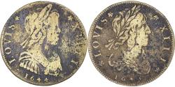 World Coins - France, Token, Louis XIII et Louis XIV, History, 1644, Nicholas Briot