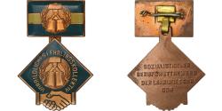 World Coins - Germany, Broche, Vorbildliches Lehrlingskollektiv, 1962, Brass,