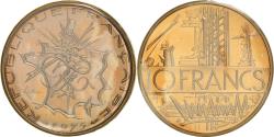 World Coins - Coin, France, Mathieu, 10 Francs, 1975, Paris, FDC, , Nickel-brass