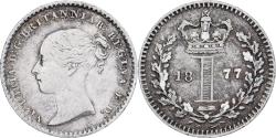 World Coins - Coin, Great Britain, Victoria, Penny, 1877, London, , Silver, KM:727