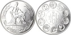 World Coins - France, Medal, Ecu Europa, Europe Assise, Politics, 1982,