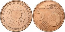 World Coins - Netherlands, 5 Euro Cent, 2000, Utrecht, Copper Plated Steel,