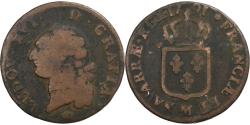 World Coins - France, Louis XVI, Sol, 1791, Toulouse, Copper, , Gadoury:350