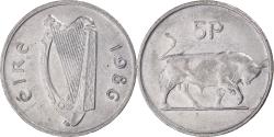 World Coins - Coin, Ireland, 5 Pence, 1986