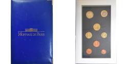 World Coins - France, Coffret 1c. à 2€, 2002, Monnaie de Paris, BE,