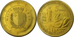 World Coins - Malta, 5 Euro, Centenary of the First World War, 2014, Brass,