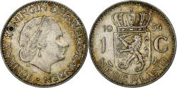 World Coins - Netherlands, Juliana, Gulden, 1954, Utrecht, Silver,