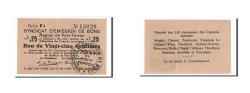 World Coins - Banknote, Pirot:08-144, 25 Centimes, 1917, France, UNC(60-62), Poix-Terron