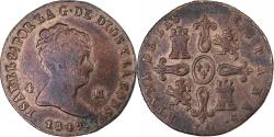 World Coins - Spain, Isabel II, 4 maravedis, 1849, Jubia, Copper, , KM:530.2