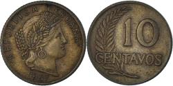 World Coins - Coin, Peru, 10 Centavos, 1957