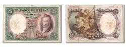 World Coins - Banknote, Spain, 25 Pesetas, 1931, 1931-04-25, VF(20-25)