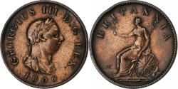 World Coins - Great Britain, George III, Penny, 1806, Bronze Plated Copper, , KM:663a