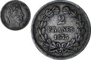 World Coins - Coin, France, Louis-Philippe, 2 Francs, 1835, Paris, , Silver