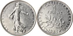 World Coins - Coin, France, Semeuse, Franc, 1985, Paris, , Nickel, KM:925.1
