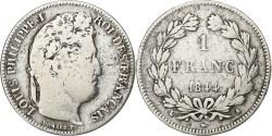 World Coins - France, Louis-Philippe I, Franc, 1844, Paris, Silver, , Gadoury:453