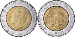World Coins - Coin, Italy, 500 Lire, 1996, Rome, , Bi-Metallic, KM:181