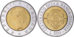 World Coins - Coin, Italy, 500 Lire, 1993, Rome, , Bi-Metallic, KM:160