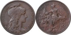 World Coins - France, 5 Centimes, Dupuis, 1916, Paris, Bronze, , Gadoury:165, KM:842