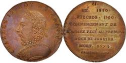 World Coins - France, Medal, Charles IX, History, XIXth Century, , Copper