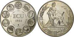 World Coins - France, Medal, Ecu Europa, Europe Assise, 1984, Copper-nickel,