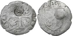 World Coins - France, Louis XIII, Quinzain (Douzain contremarqué), Billon,