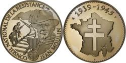 World Coins - France, Medal, Résistance française, Jean Moulin, Copper-nickel,