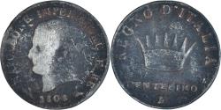World Coins - Coin, ITALIAN STATES, KINGDOM OF NAPOLEON, Napoleon I, Centesimo, 1808, Bologna