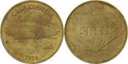 World Coins - France, Token, Collection Shell, Graf Zeppelin, Bronze-Aluminium,