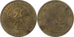 World Coins - Poland, 10 Zlotych, 1989