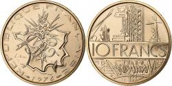 World Coins - France, 10 Francs, Mathieu, 1974, Monnaie de Paris, série FDC, Tranche B