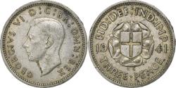 World Coins - Great Britain, George VI, 3 Pence, 1941, Silver, , KM:848