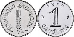 World Coins - France, 1 Centime, Épi, 1979, MDP, série FDC, Stainless Steel,