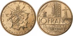 World Coins - France, 10 Francs, Mathieu, 1974, MDP, série FDC, Cupro-aluminium-nickel