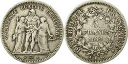 World Coins - Coin, France, Hercule, 5 Francs, 1849, Bordeaux, , Silver, KM:756.4