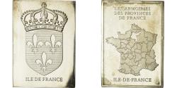 World Coins - France, Medal, Les Armoiries des Provinces de France, Ile-de-France, 1976