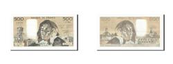 World Coins - Banknote, France, 500 Francs, 500 F 1968-1993 ''Pascal'', 1989, 1989-02-02
